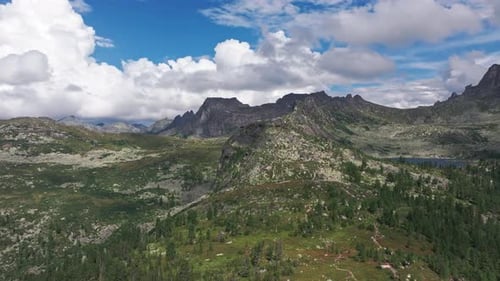 Ergaki Natural Park Mountain Range Western Sayan Mountains