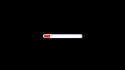 Loading Concept Animation Video - Transparent