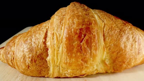 Croissants in stunning footage. 4K.