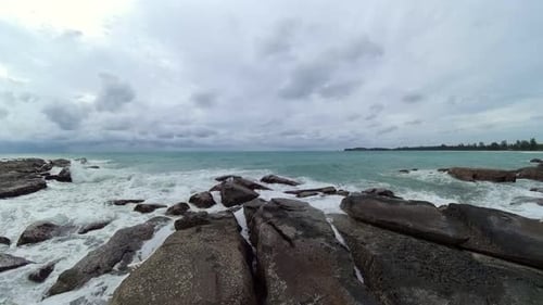 Seascape of a Tropical Island
