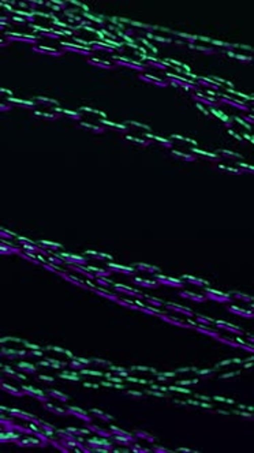 Abstract background with tangled chains