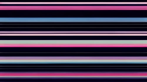 Glitch Horizontal Digital Lines Abstract Transition