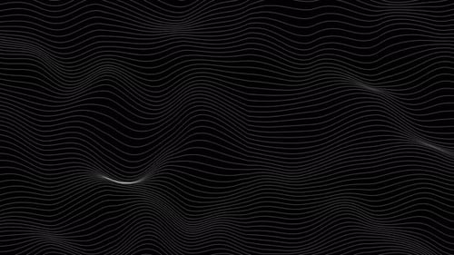 Dream Curtain Particles - Loop. Lignes de particules numériques, fond d'onde. VD 89