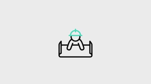 Icono animado de ingeniero