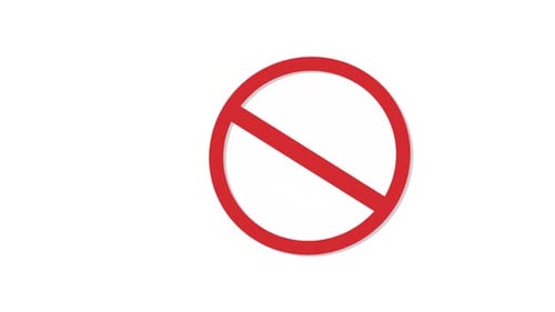 Minimalist No Sign Reveal Animation