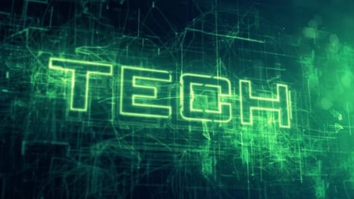 Technologie de fond sur les données de science-fiction numérique