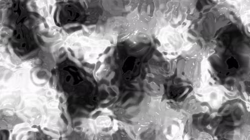 Monochrome Organic Liquid Flowing Abstract Motion Background