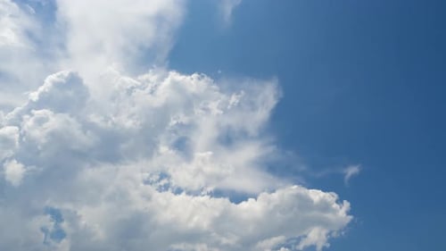Time lapse beautiful blue sky with clouds background. B Roll Footage Cloudscape time-lapse cloudy.