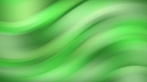 Abstract Green Fluid Waves Motion Background