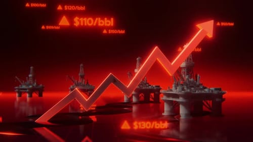 Rising Oil Prices and Global Energy Crisis 3D Animation