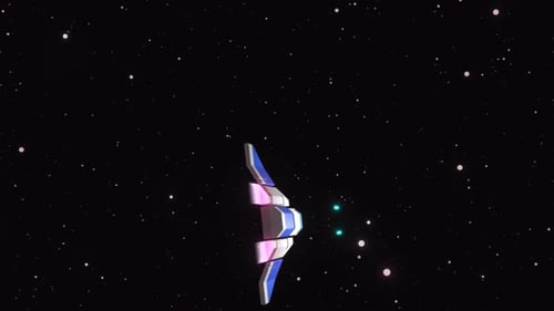 Futuristic Spaceship Rotating Logo Reveal Intro Opener