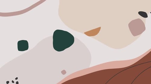 Trendy Warm Abstract Animated Background