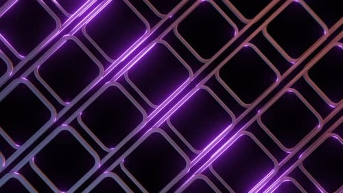 4K-Muster mit rosafarbenen Neonformen 1