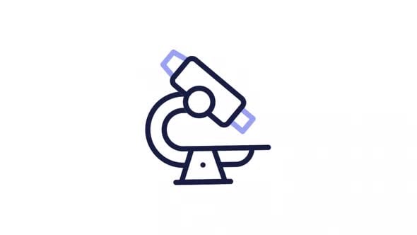 Microscope Animated Icons With Alpha, Elements Motion Graphics ft ...