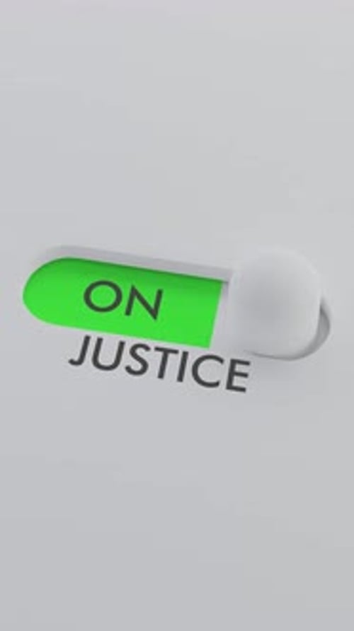 Switching on the JUSTICE switch Vertical Video