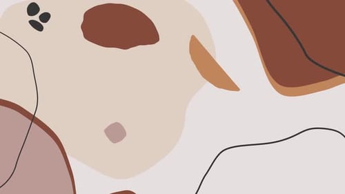 Earthy Abstract Shapes and Lines Organic Loop Background