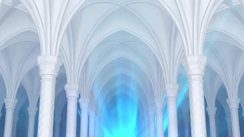 Fondo de arco blanco