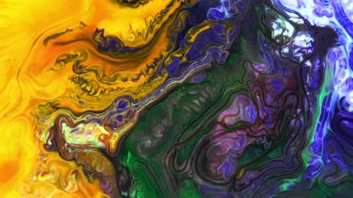 Abstract Colorful Ink Movements Spreads On Water Texture 976