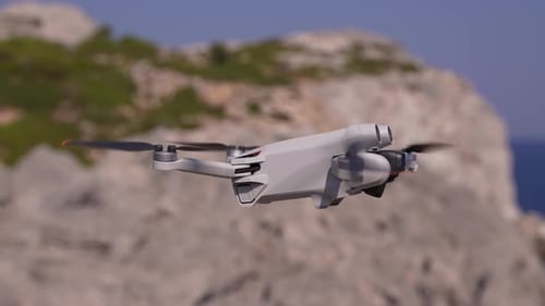 Flying Drone near the Sea 24