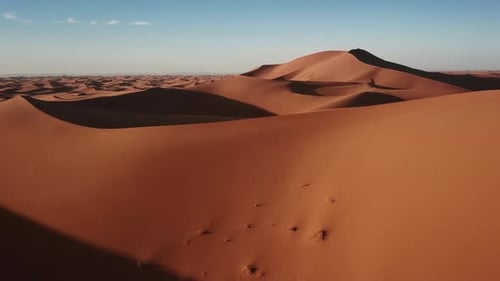 Dunas de arena en el desierto del Sahara