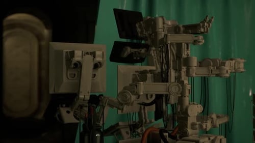Advanced Robotics and Laboratory Equipment in a Hidden Science Bunker