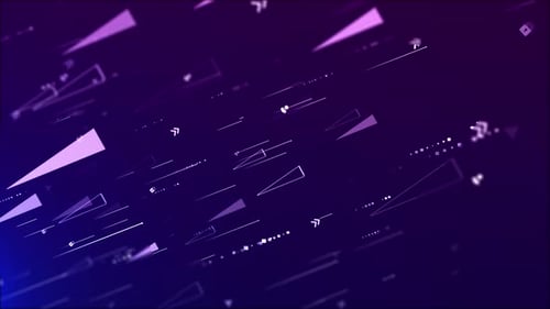 Network and Data Speed Digital Data and Network Data Stream Circuit Board High Speed Lights Tunnel