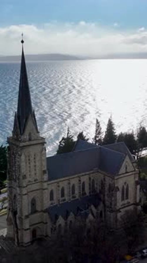Catedral de Bariloche en Bariloche en Río Negro, Argentina.