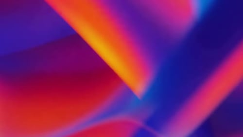 Abstract Vibrant Fluid Neon Gradient Motion Background