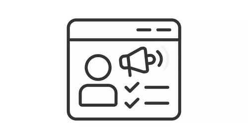 User persona line animation