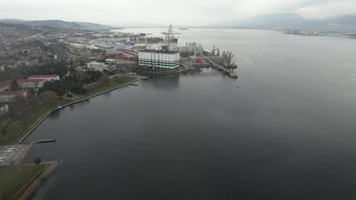 Aerial Industrial Port