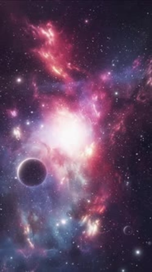 À la découverte des couleurs éclatantes d'une galaxie lointaine remplie d'étoiles