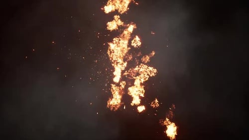 Dynamic Fire and Smoke Transition Overlay