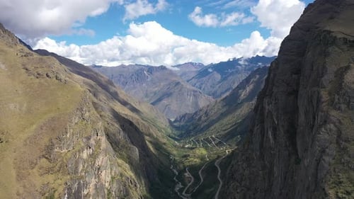 Mountain And Valley Aerial