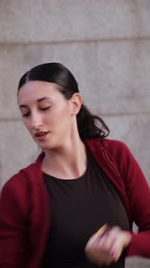 Young dancer performing contemporary dance