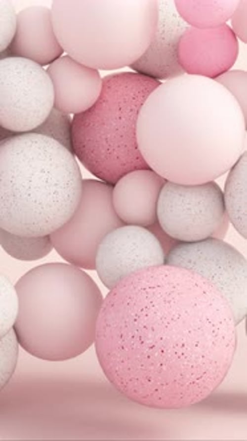 Colorful Floating Balls Animation