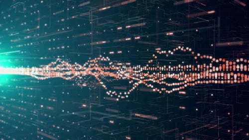 HD Abstract Financial Trading Animation