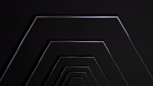 4k Black Hexagon Soft Background 3