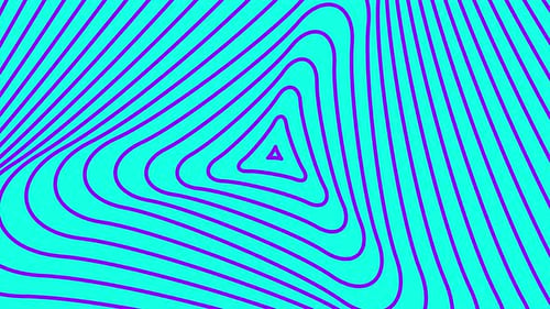 Fond abstrait avec motif triangulaire animé