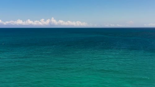 Aerial View of Blue Sea