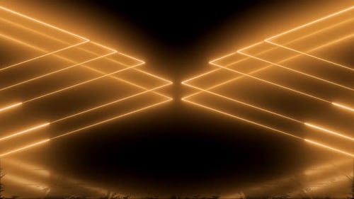 Abstract Golden Lines Background HD