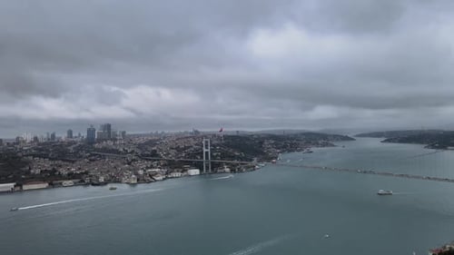 Aerial Istanbul Bosphorus