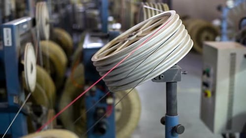 Manufacture of Optical Cable. Manufactured for the Construction of Buildings and Provide