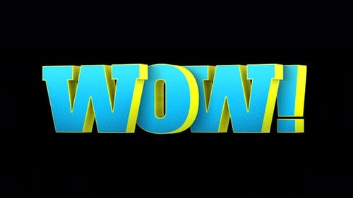 Retro Comic Text Burst Reveal