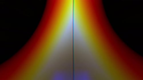 Exploration of Vibrant Abstraction on Black Background Revealing Color Gradients