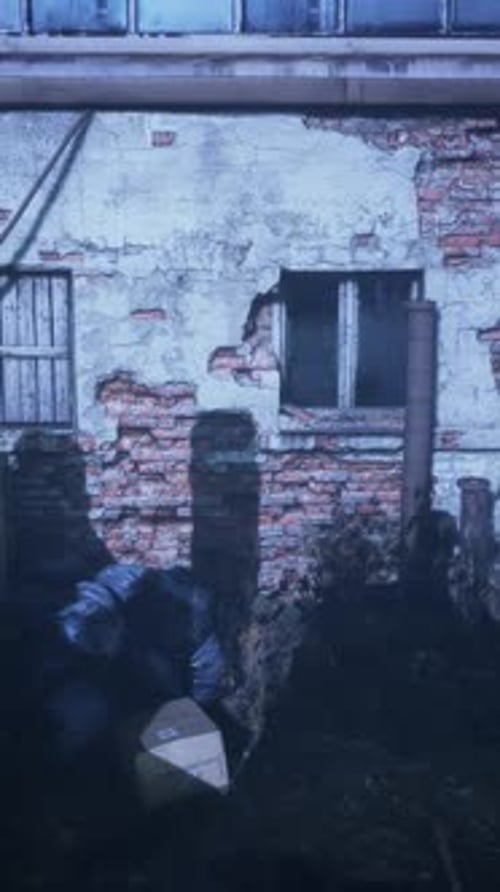 Frightening Abandoned Factory at Night