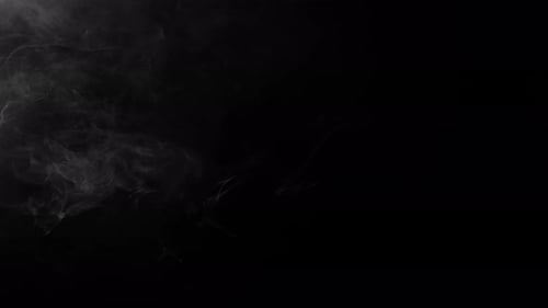 Vapor Collection: Effect of fog floating very slowly on the left side on a background