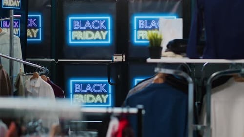 Black Friday Retail Store with Offers