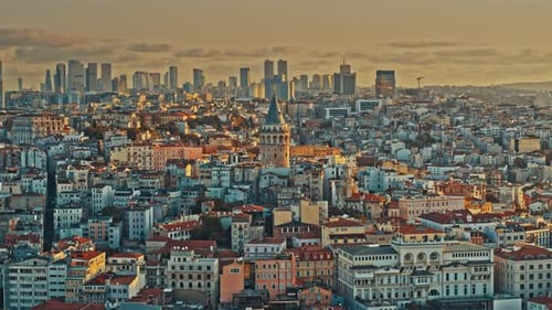 4 K Luftaufnahmen der Stadt Istanbul, Türkei