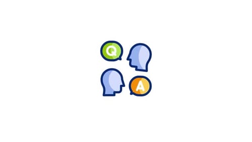 Frage & Antwort Animated Icon