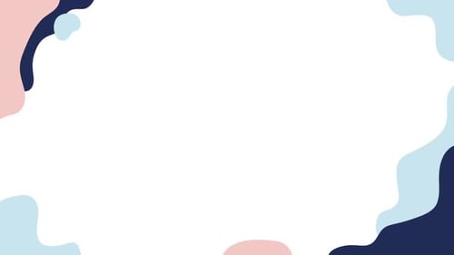 Abstract Fluid Organic Shapes Animated Background